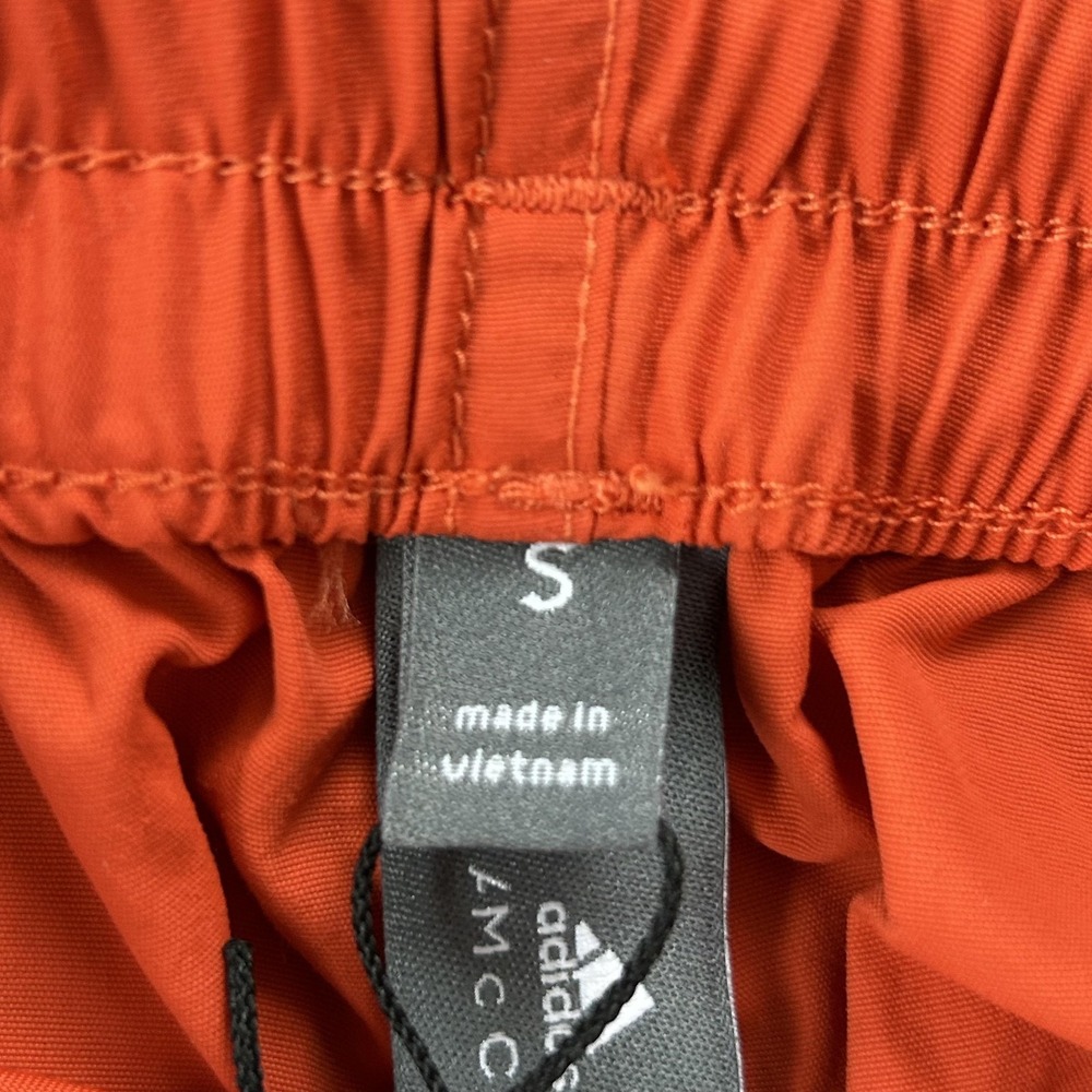 Adidas Stella McCartney Pants Womens Small Orange ASMC‎ Woven TP Track Joggers - Picture 4 of 13